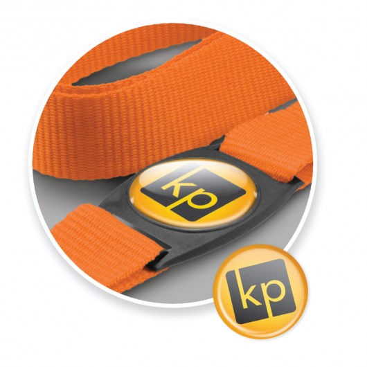 Custom 24mm Circle Resin Coated Labels